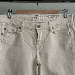 7 For All Mankind the Cropped Skinny.